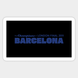 The Champions of London Final 2011; Barcelona Sticker